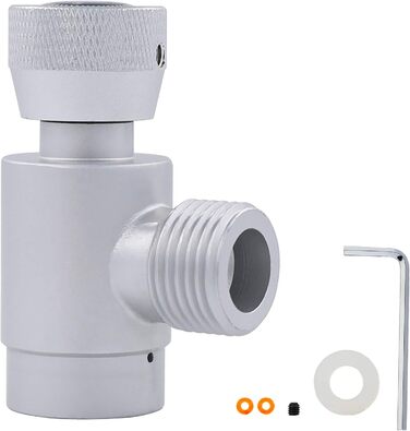 Адаптер циліндра CO2 NICREW, саморобний регулятор пивної кеги TR21.4 до W21.8, аксесуари для резервуара з вуглекислим газом CO2 для машини виробника газованої води