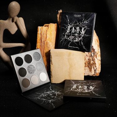 Палітра тіней Docolor Black Smokey Palette (9 відтінків)