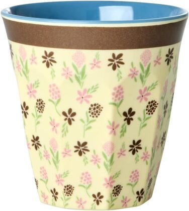 Чашки з рису та меламіну - принт павича та квітки - набір із 6 чашок, дитячі чашки, кемпінгові чашки, кемпінговий посуд, чашки для пиття, меламіновий посуд, ударостійкий, без бісфенолу А, набір чашок 160 мл, малий