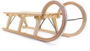 Санки Holzfee Colint Baran 110 RL дерев'яні зі спинкою, 110 см