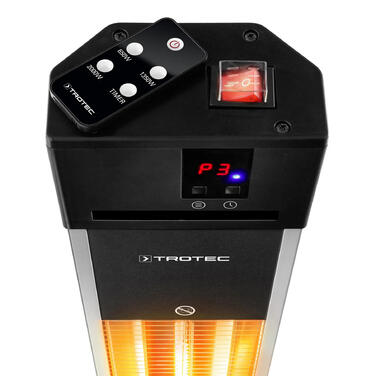 Обігрівач інфрачервоний Trotec IRS 2000 E 2000 W Silver/Black (1410003920)
