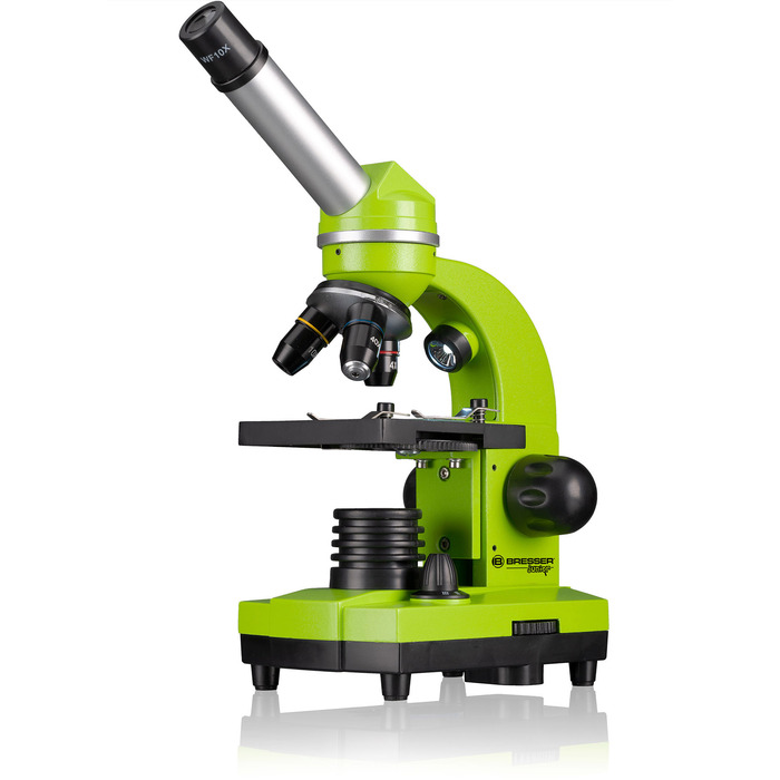 Мікроскоп Bresser Junior Biolux SEL 40x-1600x Green з адаптером для смартфона (8855600B4K000)
