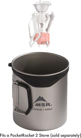 Туристична чашка MSR Titan Ultralight Titanium, 13847