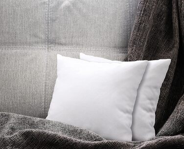 Комплект постільної білизни Utopia з 2 наповнювачів подушок 40 х 40 см, Внутрішня подушка Наповнювач Подушка Диванна подушка (біла