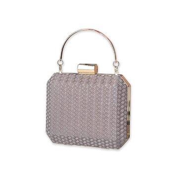 Елегантна вечірня сумочка блискуча сумка-клатч на ланцюжку для весілля, випускного або коктейльної вечірки, жіноча коричнева