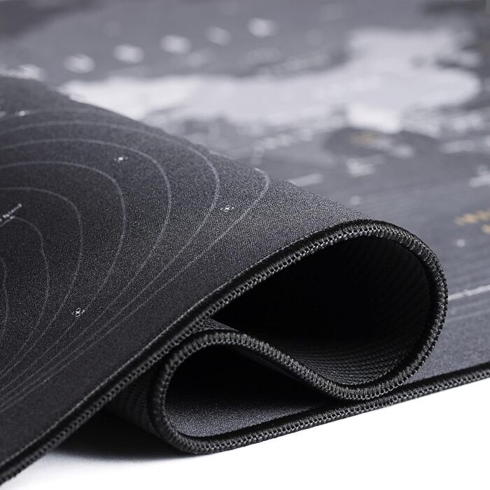 Килимок для швидкісної ігрової миші XXL Карта світу Titanwolf 900 x 400 мм - XXL килимок для миші - Настільний килимок великого ро