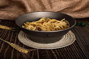 Мл Титанові миски Тарілка Ультралегка одностінна чаша Тарілка Відкритий кемпінговий посуд Кухонне приладдя з сумкою для перенесенн