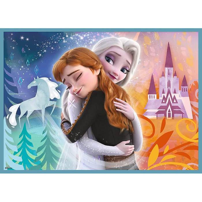 Пазл Trefl 34381 4 в 1 Disney&39s Frozen 2 з якісним принтом для дітей від 3 років Пазл Неймовірний світ Disney Frozen 2