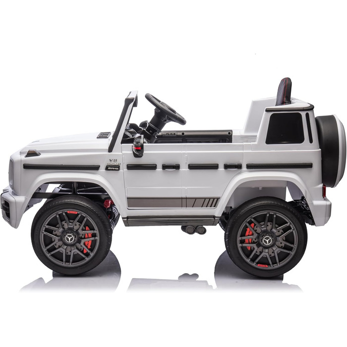 Дитячий електромобіль FINOOS Mercedes G63 AMG XL, 24V, 4х4 електричний дитячий автомобіль з пультом дистанційного керування, шкіря