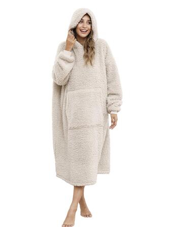 Великогабаритна шерпа-ковдра з капюшоном для чоловіків та жінок, довга зручна шерпа-ковдра, светр, волохатий пуловер, плюшевий, теплий, затишний, універсальний розмір, бежевий