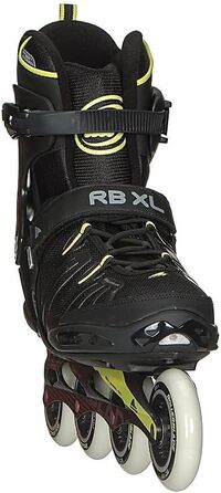 Чоловічі роликові ковзани Rollerblade RB XL для фітнесу для дорослих чорно-лаймові високоефективні роликові ковзани 0