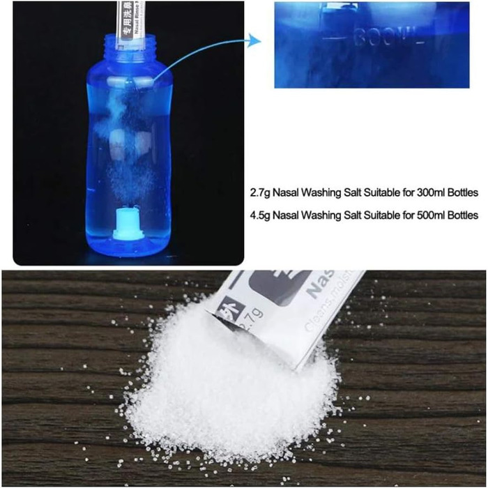 Флакон для промивання носа, ополіскувач для носа, засіб для очищення носа, 300 мл, ополіскувач для носа, промивання носа, зрошення