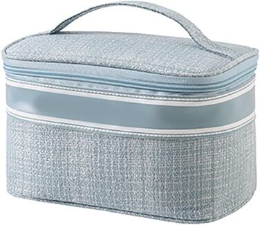 Водонепроникний органайзер для дорожньої косметики з великим простором для жінок, синій, один розмір