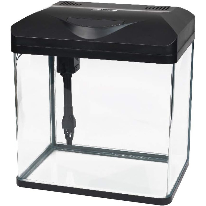 AMTRA LAGUNA LED 30 - 18 літровий скляний акваріум з кришкою, в т.ч. світлодіодне освітлення і фільтр, 30 x 23.5 x 34.5 см, чорний