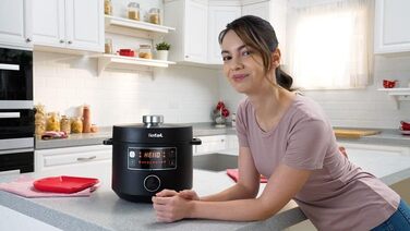 Мультиварка Tefal CY7548 Turbo Cuisine, 1000, пластик, 5 літрів, чорний Мультиварка Tefal CY7548 Turbo Cuisine - 5 л