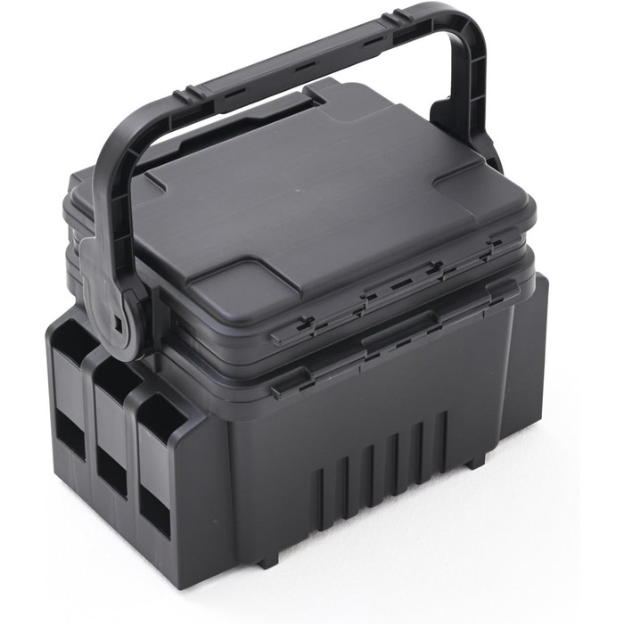 Чорний - Коробка для приманок, рибальська коробка для воблерів та м&39яких пластикових приманок, коробка для приманок, рибальський кейс, 7055 31.3x23.3x22.2