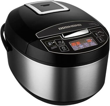 Мультиварка REDMOND RMC-RMC-M4512 (російська), 40 програм (хліб, приготування на пару тощо), сенсорний РК-дисплей, 5 літрів, Мульт