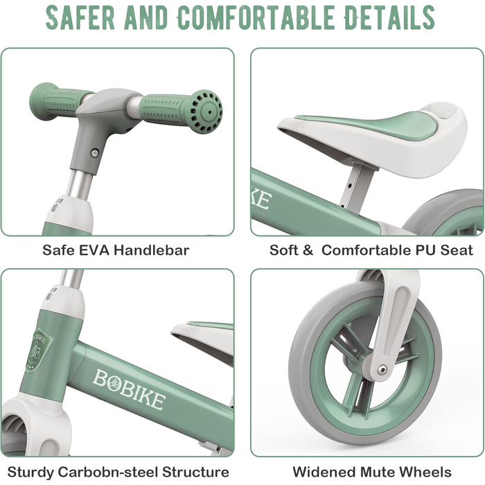 Велосипед-балансир MHCYLION від 1,5-4 років до 25 кг, регульовані по висоті кермо і сідло, фіксатор керма, ультралегкий дитячий ве