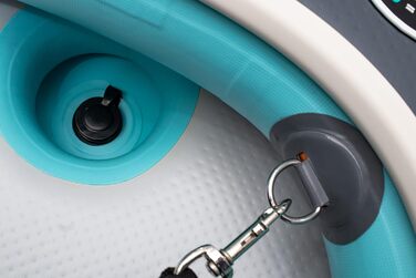 Надувний каяк Coasto Capitole 2P, сірий/зелений, для води