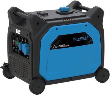 Інверторний генератор Gde ISG 6600-3 E Аварійний генератор живлення Генератор 230 В