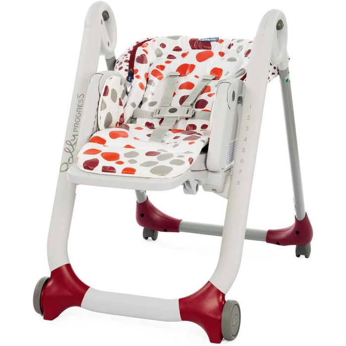 Регульований стільчик для годування від народження до 3 років (15 кг), дитячий стільчик для годування з функцією нахилу та сидіння