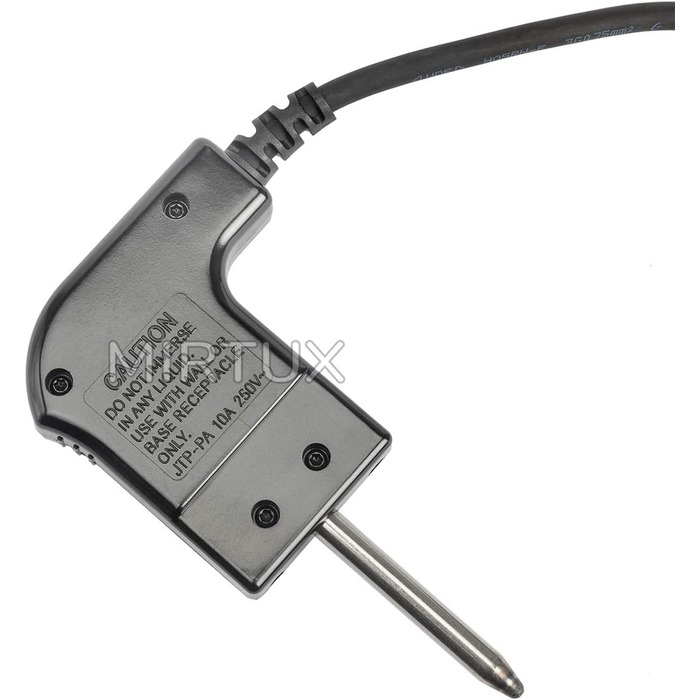 Кабель MIRTUX Grill з термостатом для Cecotec Black&Water 2500, сумісний і спеціально розроблений для пластин гриля