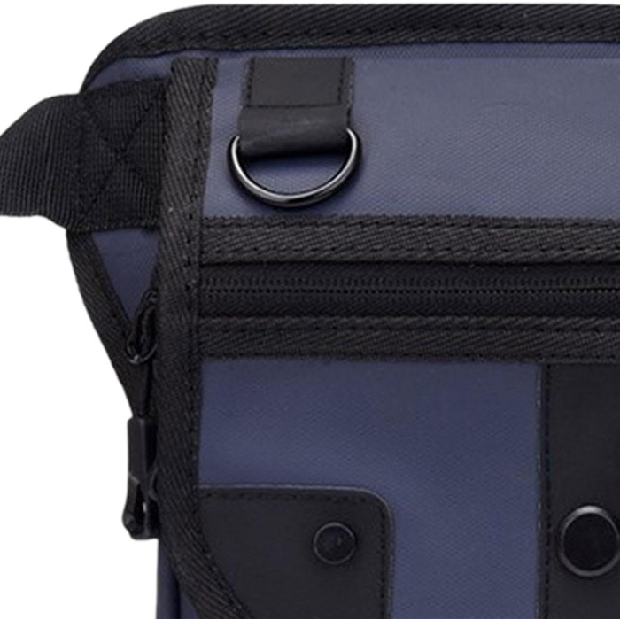 Поясна сумка Fenteer, сумка для відпочинку, регульована сумка, водонепроникна сумка для ніг, сумка для риболовлі для подорожей на природі, для дорослих, синя