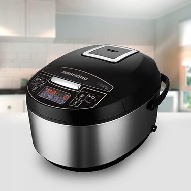 Мультиварка REDMOND RMC-RMC-M4512 (російська), 40 програм (хліб, приготування на пару тощо), сенсорний РК-дисплей, 5 літрів, Мульт