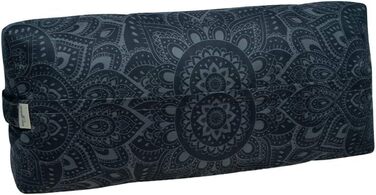 Подушка для йоги Зручні, підтримуючі, екологічно чисті, розкішні подушки для йоги Перероблена мікрофібра, виготовлена з пластикових пляшок Натуральна бавовна, наповнювач з пінопласту, чорний колір