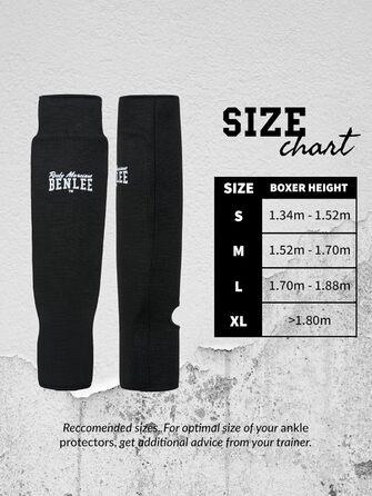 Щитки для гомілок BENLEE Shinney L чорні