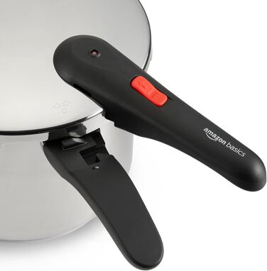 Скороварка Storeo Basics із нержавіючої сталі з парою та підтримкою індукції, 6 л, срібляста