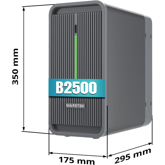 Балконна електростанція SUNNIVA 920 Вт з накопичувачем 2,24 кВтгод Marstek B2500-D, двофазна розетка FULLBLACK, комплект фотоелектричної сонячної системи з накопичувачем сонячної енергії, 2 двосторонні модулі скло-скляні N-типу потужністю 460 Вт 920/800 В