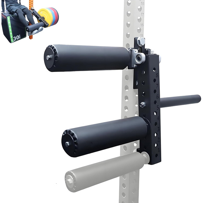 Тренажер для розгинання та згинання ніг для силової рами, насадка для розгинання ніг для домашнього тренажерного залу, насадка для згинання ніг для тренажерів, отвір 26 мм