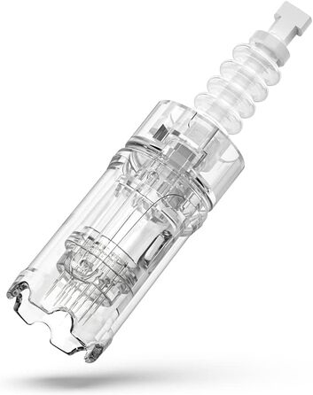 Електрична дерма-ручка A10 з РК-дисплеєм та 5 рівнями, вкл. 10 картриджів з голками Регульована 0-2,5 мм Бездротова мікроголкова дерма-ручка для шкіри обличчя