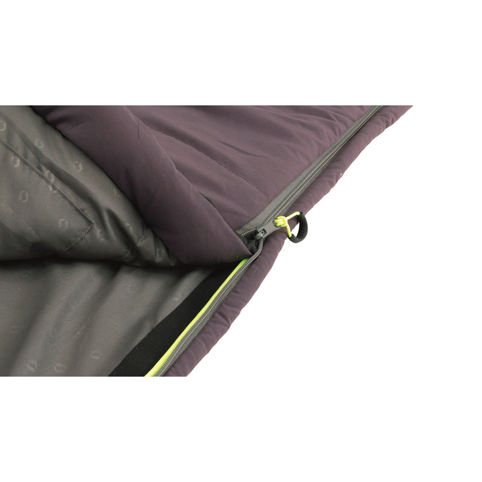 Спальний мішок Outwell Contour Reversible/+2°C Dark Purple Right (230372)