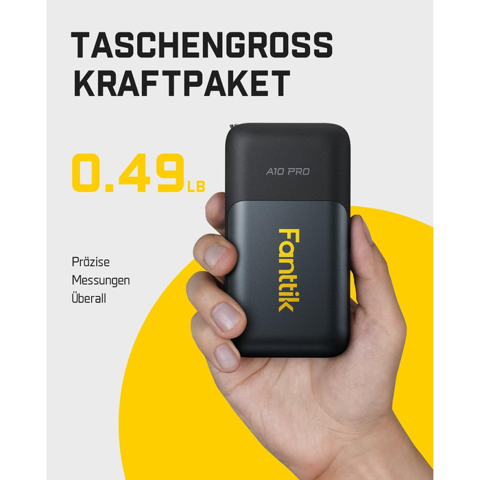 Лазерний далекомір 2-в-1 Fanttik A10 Pro, HD IPS кольоровий дисплей