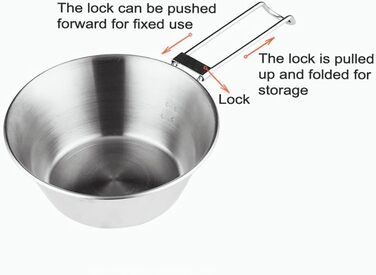 З нержавіючої сталі 304 Sierra Bowl набір посуду для кемпінгу, пішого туризму, барбекю та кемпінгу, 4 шт.