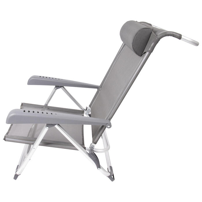 Крісло розкладне Bo-Camp Saint-Tropez Grey (1204796)
