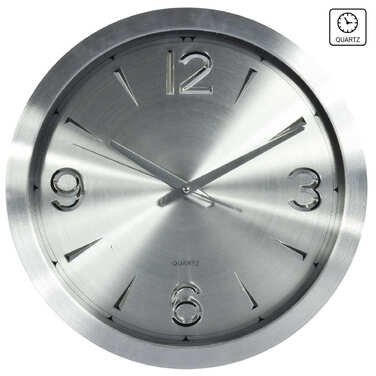 Годинник настінний Technoline 634911 Metal Silver (634911)