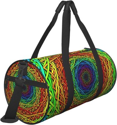 Яскрава дорожня сумка-мішок Dream Rainbow, спортивна сумка для фітнесу, велика сумка для подорожей та покупок, сумка на нічліг та на вихідні для чоловіків та жінок