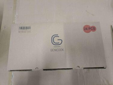 Набір скляних контейнерів для зберігання їжі GENICOOK Скляний контейнер/ланч-бокс/коробка для зберігання - не містить BPA та схвал