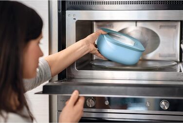 Набір із 3 герметичних контейнерів для холодильника/морозильної камери/мікрохвильової печі, низький профіль, 19,5 x 19,5 x 9,3 см 450/975/1900 куб.см - 17070752 19,5 x 19,5 x 9,3 см Одинарний