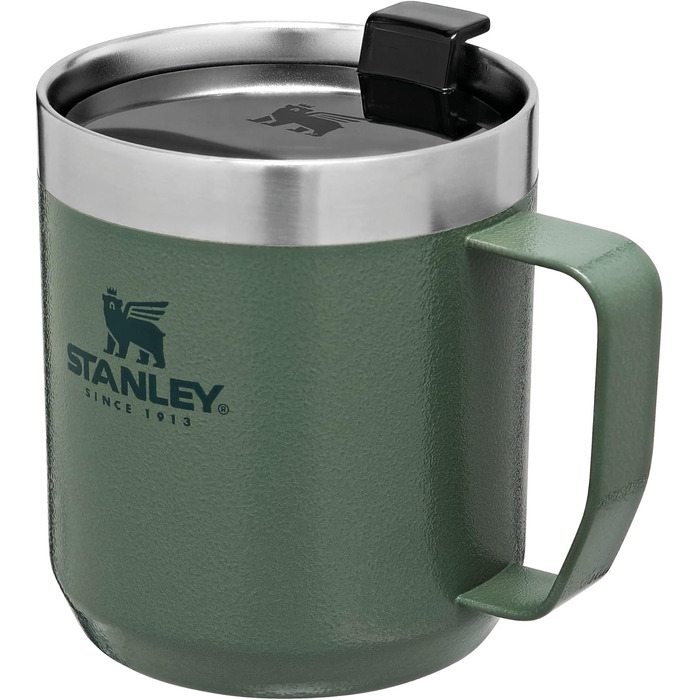 Термокружка Stanley Classic Legendary Camp Mug 354 мл - двостінна вакуумна ізольована кавоварка з собою - без вмісту бісфенолу - м