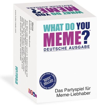 Що ти знаєш про німецьку мову Карткові ігри для дорослих Ігри для вечірок 18 Гра Мем (Meme Game) Карткові та настільні ігри Німецьке видання Для 3 гравців від 18 років і старше