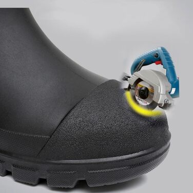 Лабораторні гумові чоботи для чоловіків, з теплою підкладкою, високі гумові чоботи до коліна, термоізоляція, чоботи без шнурівки для риболовлі, полювання та садівництва, нековзні водонепроникні гумові чоботи, D, 40 2/3 EU