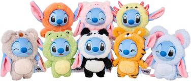 Плюшеві вінілові підвіски у форматі сліпої коробки, трендова підвіска-сумка, 9 дизайнів тварин, таких як тигр або аксолотль, карабін, фігурка-сюрприз, приблизно 12 см, для дітей та шанувальників.