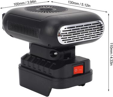 Портативний обігрівач кімнати Asixxsix, регульована температура від 30C до 80C, тихий обігрівач, настільний обігрівач з функцією повороту на 90, 2 USB-порти, для офісу та гуртожитку