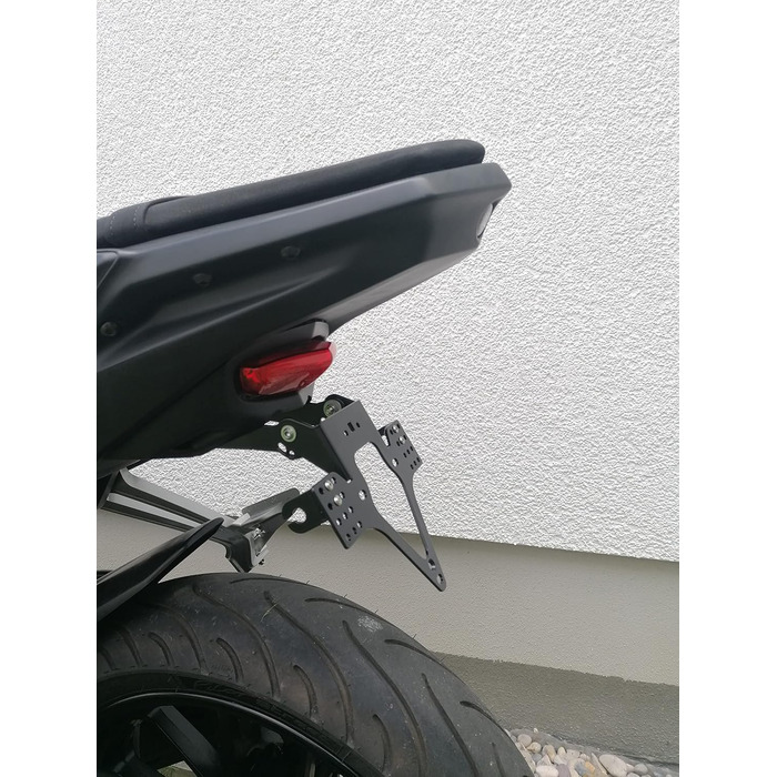 Тримач номерного знака GroFaTec EVO для Yamaha MT 125 Bj.14-19 Тримач номерного знака MT-125 Тримач номерного знака MT125 Тримач переноски Короткий задній Перетворення Porta Targa mt-125