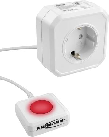 Енергозберігаюча розетка ANSMANN &39AES3.2 Zerowatt&39, автономне відключення в режимі очікування одним натисканням кнопки, програмована для ПК, телевізора, звукової панелі, консолі та багато іншого
