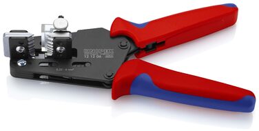 Прецизійні кліщі для зняття ізоляції KNIPEX з контурними ножами, 12 12 06, 195 мм
